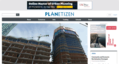 Desktop Screenshot of planetizen.com